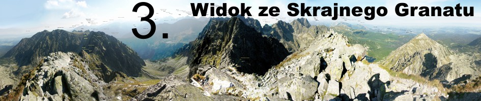 Panorama ze Skrajnego Granatu